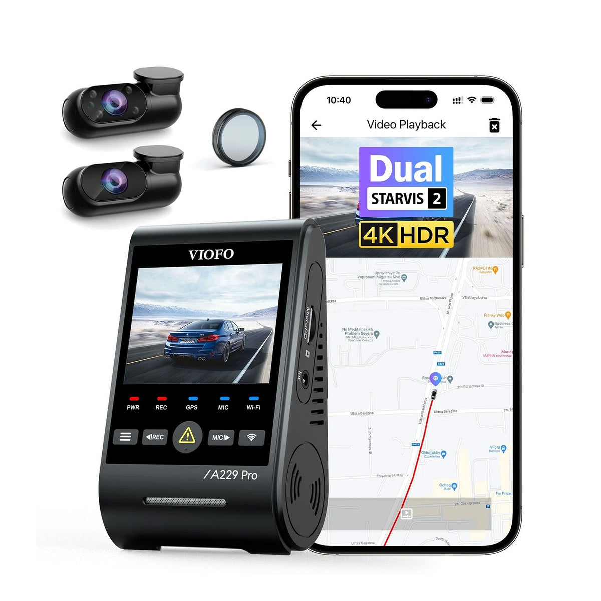 VIOFO A229 Pro dash camera system